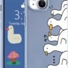for iPhone 13 Case, Cute Kawaii Panda Pink Liquid Silicone Slim Fit Soft Gel Rubber Protective Phone Cover for Women Girls