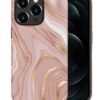 Case Compatible with iPhone 11,Colorful Marble 2 in 1 Phone Case for Women Men,Soft TPU and PC Hard Shell Mixed Two-Layer Protective Phone Case for 11 6.1 Inch