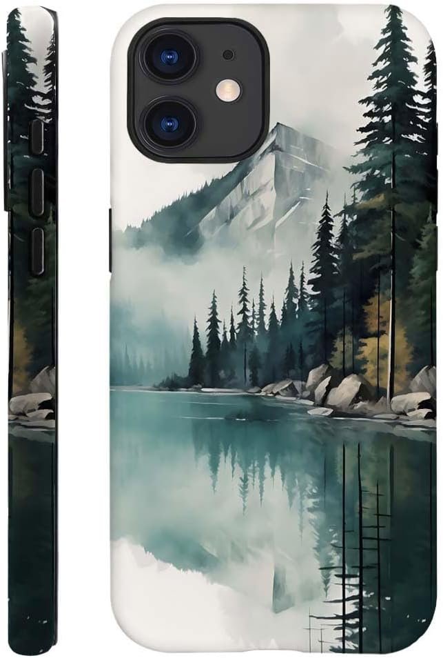 Case Compatible with for iPhone 11,Bookshelf Book Plant Phone Case Hybrid 2-Layer Hard Shell,Shockproof Soft for Girl Women Boy Men,Case for iPhone 11