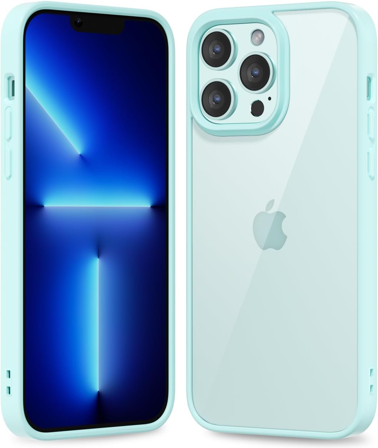 61Rp3WjevLL._AC_SL1500 Thin Slim Clear case for iPhone XR, Transparent Hybrid Hard Shell Plastic & Soft Silicone Rubber Bumper, Non-Yellow Acrylic Protective Lightweight Cover for Women, White