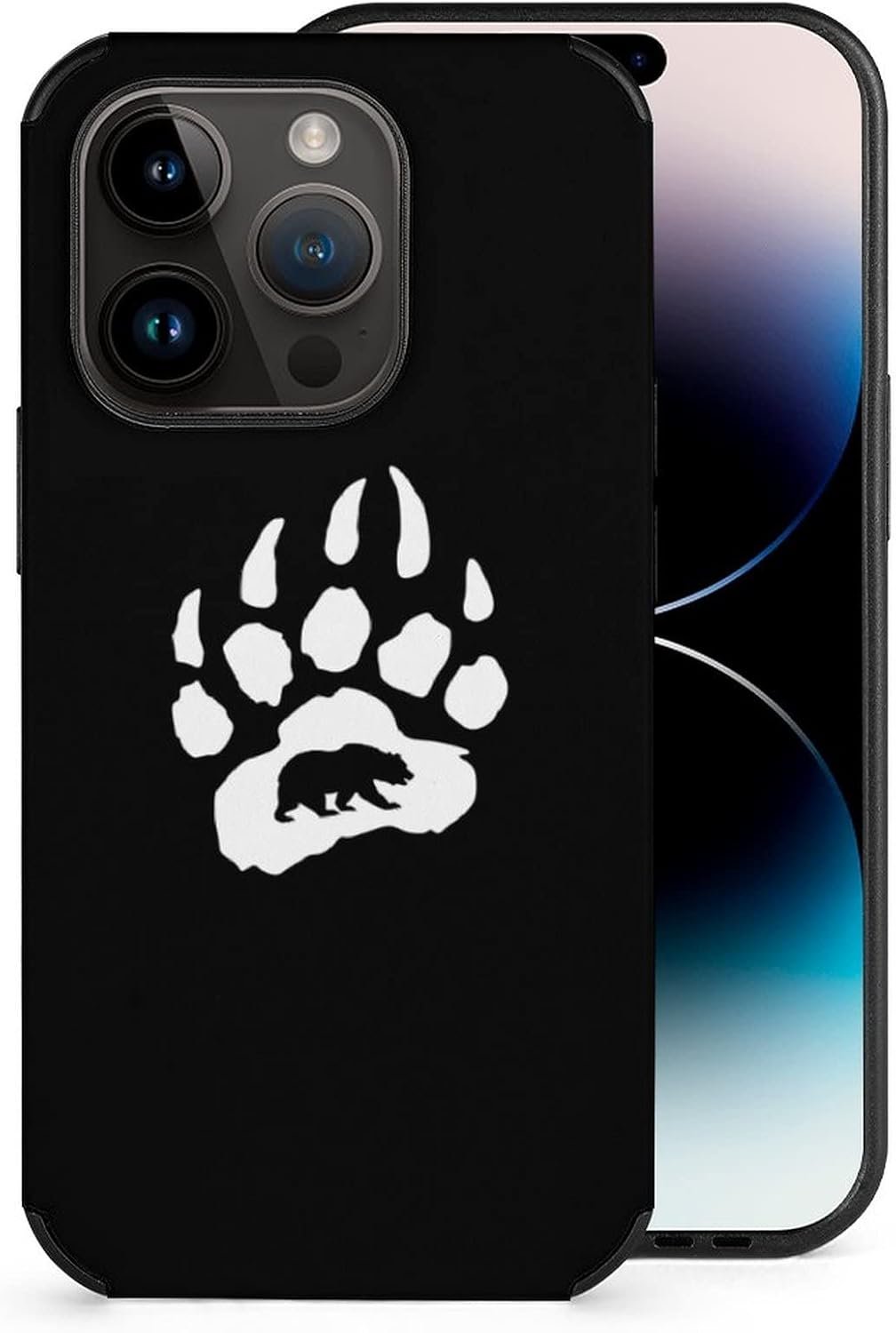 Bear Paw Phone Case Shockproof Protective Cover Mobile Phone Shell Compatible with iPhone 14