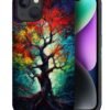 Case Compatible with iPhone 11,Colorful Marble 2 in 1 Phone Case for Women Men,Soft TPU and PC Hard Shell Mixed Two-Layer Protective Phone Case for 11 6.1 Inch