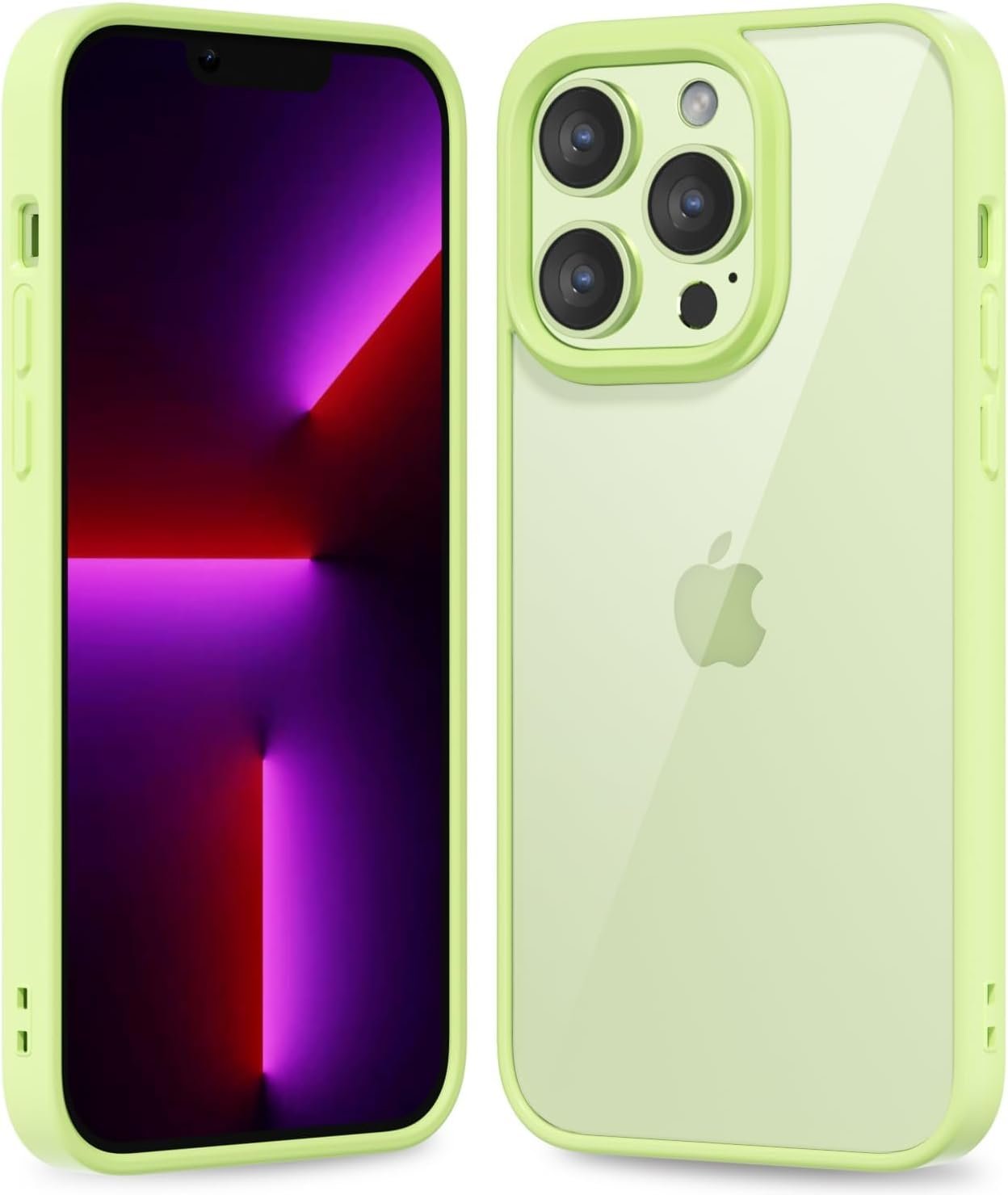 61XDZ8ZJ6zL._AC_SL1500 Thin Slim Clear case for iPhone XR, Transparent Hybrid Hard Shell Plastic & Soft Silicone Rubber Bumper, Non-Yellow Acrylic Protective Lightweight Cover for Women, White