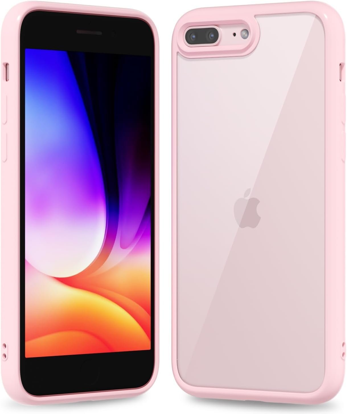 61XenYv35oL._AC_SL1500 Thin Slim Clear case for iPhone XR, Transparent Hybrid Hard Shell Plastic & Soft Silicone Rubber Bumper, Non-Yellow Acrylic Protective Lightweight Cover for Women, White