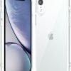 61_8HhsR3BL._AC_SL1500 Thin Slim Clear case for iPhone XR, Transparent Hybrid Hard Shell Plastic & Soft Silicone Rubber Bumper, Non-Yellow Acrylic Protective Lightweight Cover for Women, White