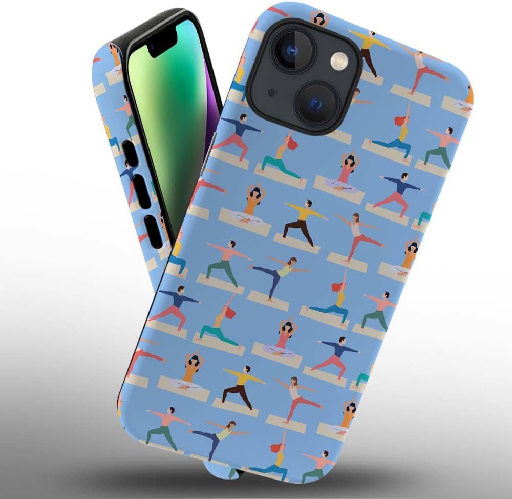 61_SWo9CJaL._AC_SL1000 Phone Case Compatible with iPhone 14 Plus Case,Hybrid 2 Layer PC Hard Shell + Silicone Protective Case, White Gold Marble Scratch-Resistant Shockproof Cover for iPhone 14 Plus