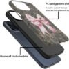 for iPhone 14 Plus Case,HH2 Camouflage Bow Hybrid 2 Layer Hard Shell Silicone Protective Pattern Design Case