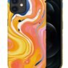 Case Compatible with iPhone 11,Colorful Marble 2 in 1 Phone Case for Women Men,Soft TPU and PC Hard Shell Mixed Two-Layer Protective Phone Case for 11 6.1 Inch