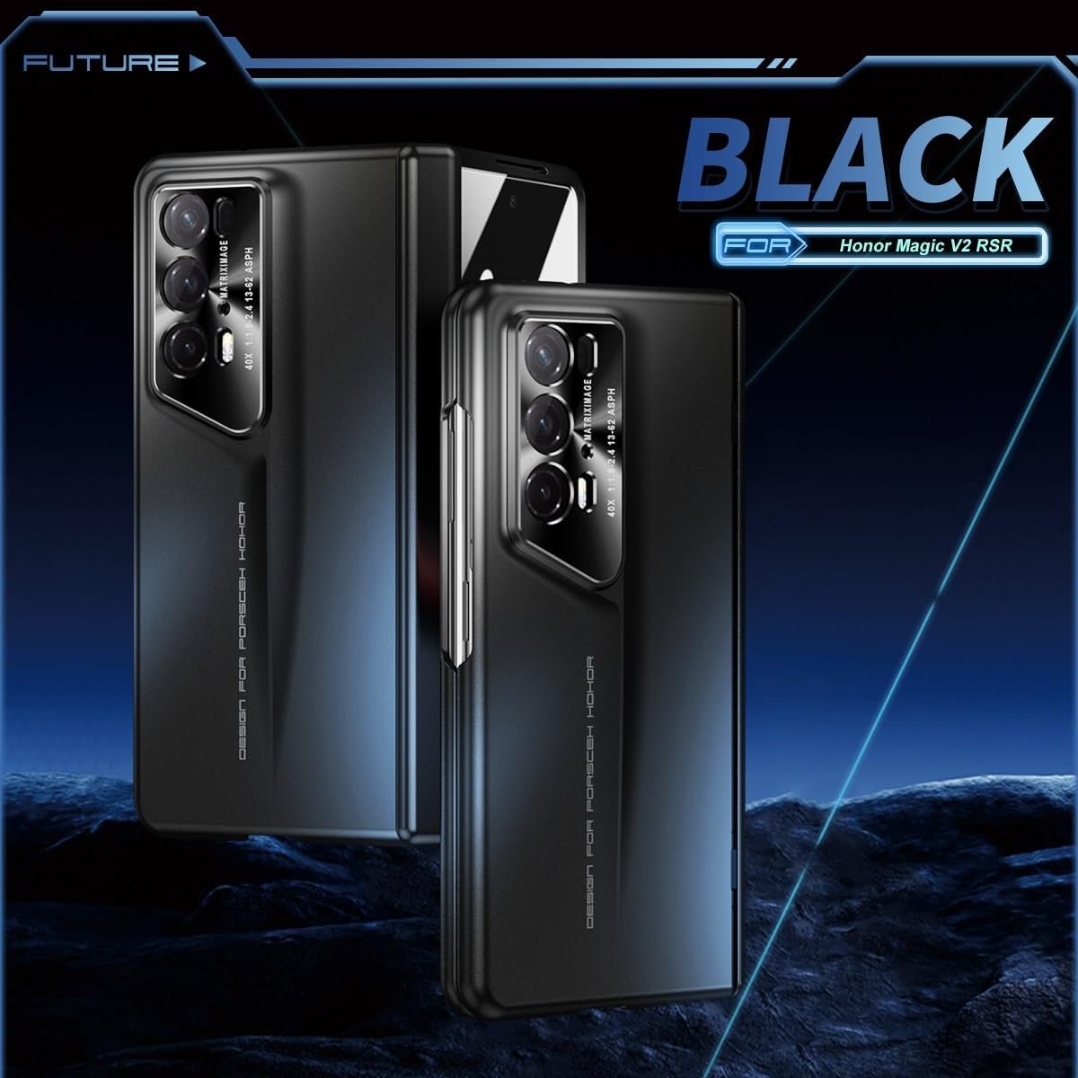 Cell Phone Case Wallet Compatible With V2 RSR Design Case With Screen Protector Case, Anti Scratch Slim Phone Protective Cover Electroplated PC Hard Shell Compatible With