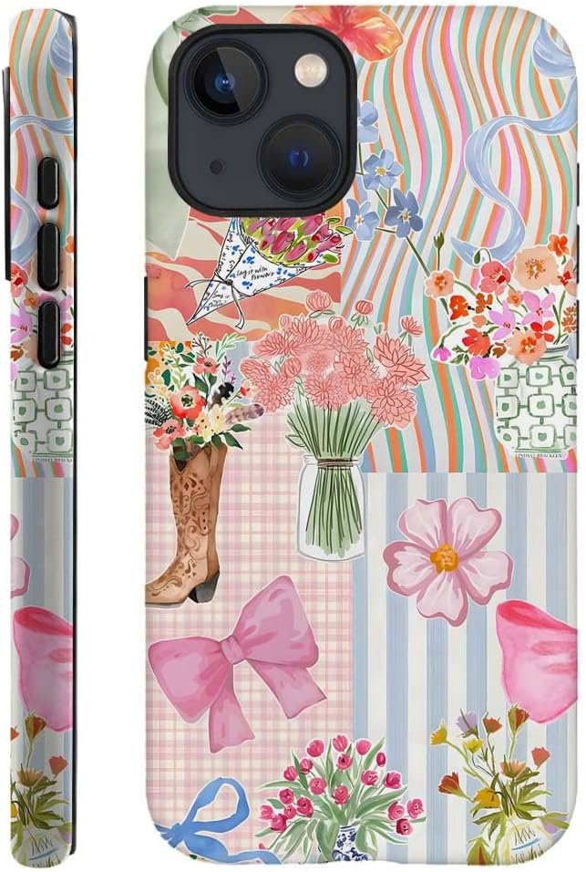 61d4sBoSM7L._AC_SL1000 Compatible with for iPhone 14,Fruit Lemon European Summer Collage Phone Case for Girl Women Boy Men,Scratch Resistant Shockproof Cover Case for iPhone 14