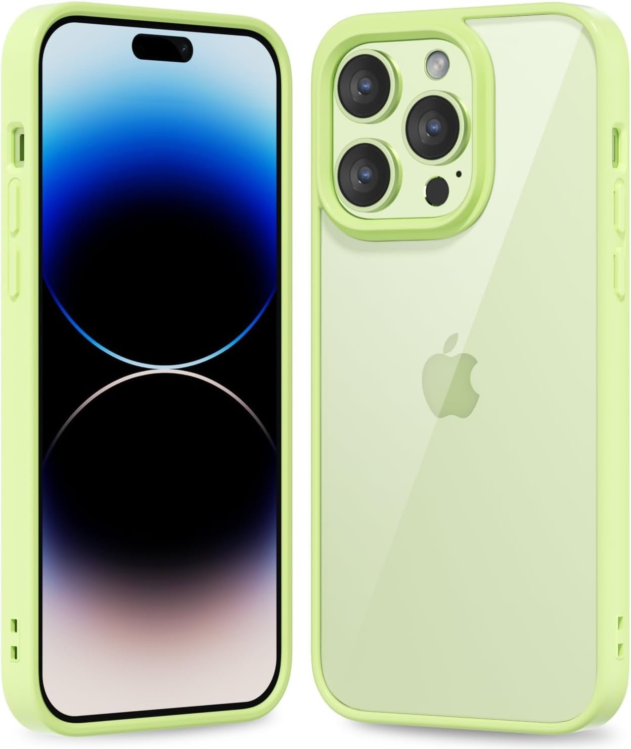 61d9Rmb5ujL._AC_SL1500 Thin Slim Clear case for iPhone XR, Transparent Hybrid Hard Shell Plastic & Soft Silicone Rubber Bumper, Non-Yellow Acrylic Protective Lightweight Cover for Women, White