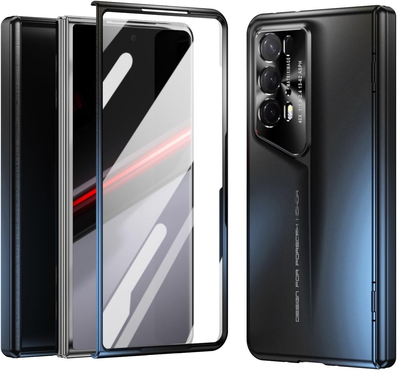 Cell Phone Case Wallet Compatible With V2 RSR Design Case With Screen Protector Case, Anti Scratch Slim Phone Protective Cover Electroplated PC Hard Shell Compatible With