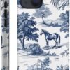 61gJwaFIlJL._AC_SL1000 for iPhone 14 Pro Case,HH2 Wild Desert Horse Manor Hybrid 2 Layer Hard Shell Silicone Protective Pattern Design Case