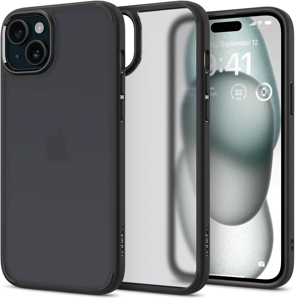 For iPhone 15 Case (2023) [Anti-Yellowing], [Military-Grade Protection] - Crystal Clear