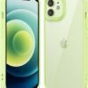 61jUnChrRiL._AC_SL1500 Thin Slim Clear case for iPhone XR, Transparent Hybrid Hard Shell Plastic & Soft Silicone Rubber Bumper, Non-Yellow Acrylic Protective Lightweight Cover for Women, White