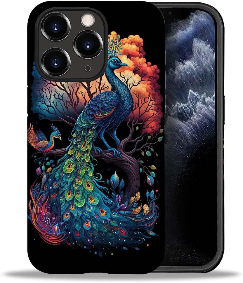 Case Compatible with iPhone 11,Colorful Marble 2 in 1 Phone Case for Women Men,Soft TPU and PC Hard Shell Mixed Two-Layer Protective Phone Case for 11 6.1 Inch