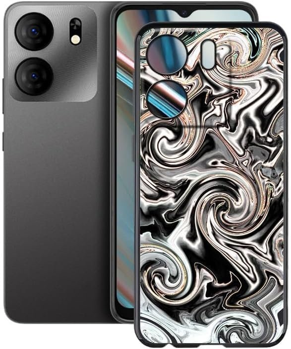 Phone Case for  5 B160V (6.56"), TPU Shockproof Bumper Shell, 360° Drop Protection Shell Ultra-Thin Soft Silicone Cover for  5 B160V - Black