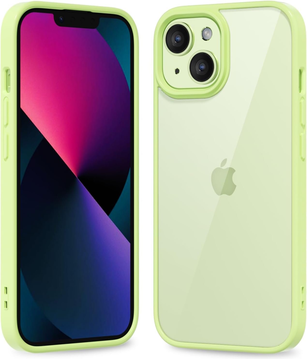 61o2yQvJW6L._AC_SL1500 Thin Slim Clear case for iPhone XR, Transparent Hybrid Hard Shell Plastic & Soft Silicone Rubber Bumper, Non-Yellow Acrylic Protective Lightweight Cover for Women, White