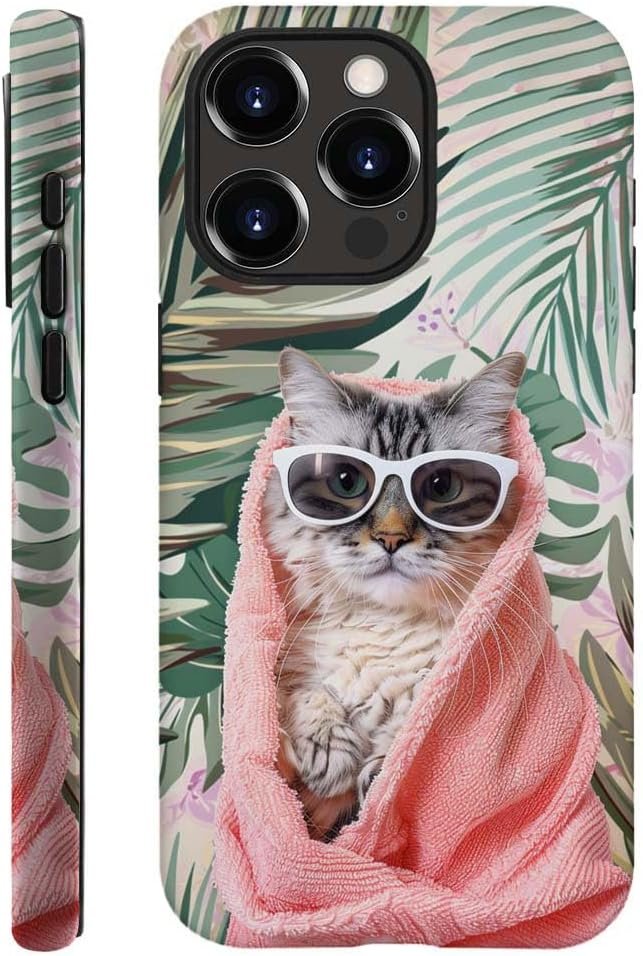 Innovatemee Case Compatible with iPhone 15 Pro Max,Astronaut Moon Swing Phone Case for iPhone 15 Pro Max,Cases for Girls and Boys,Fall Prevention Hybrid 2-Layer Hard Shell Phone Case