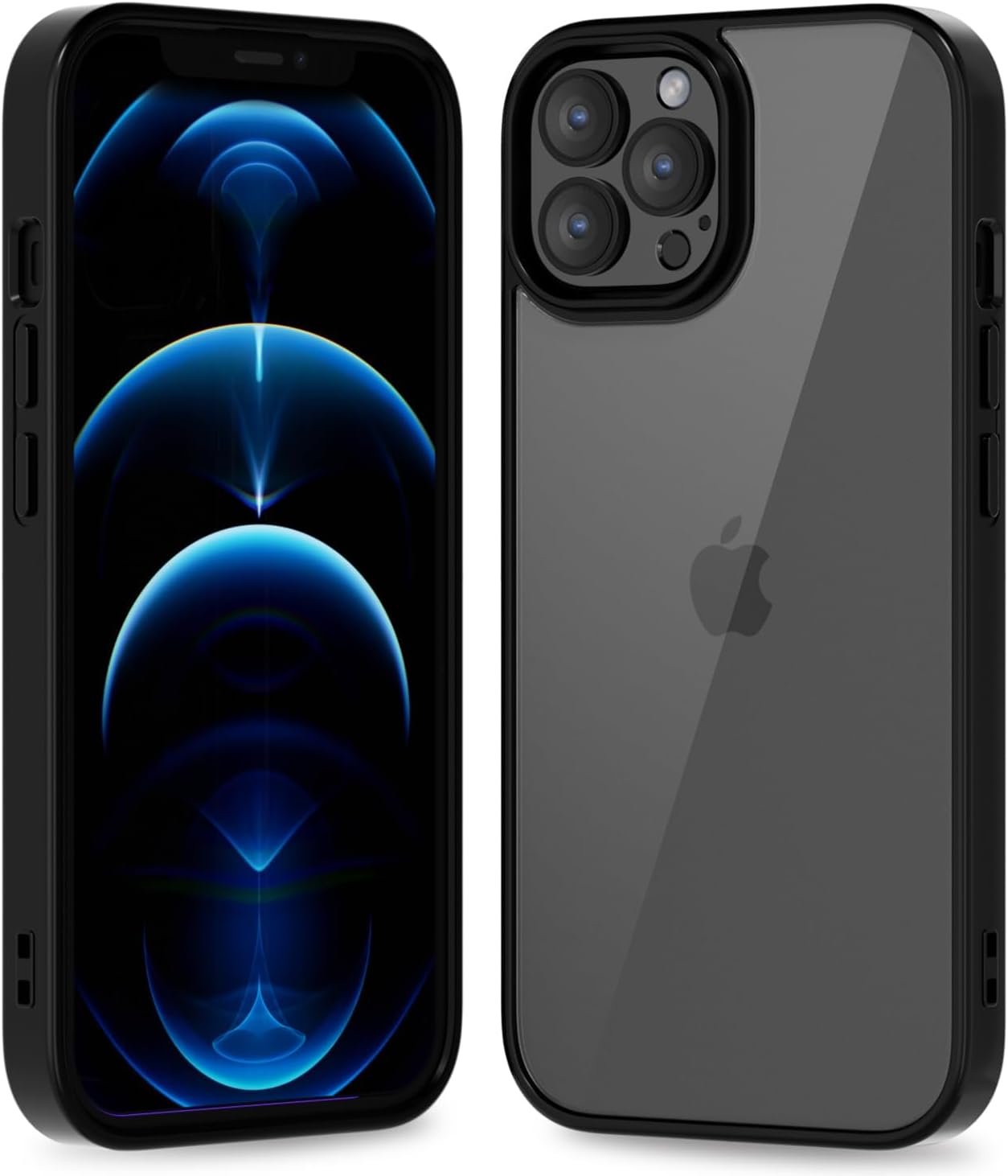 61olE-8FuvL._AC_SL1500 Thin Slim Clear case for iPhone XR, Transparent Hybrid Hard Shell Plastic & Soft Silicone Rubber Bumper, Non-Yellow Acrylic Protective Lightweight Cover for Women, White