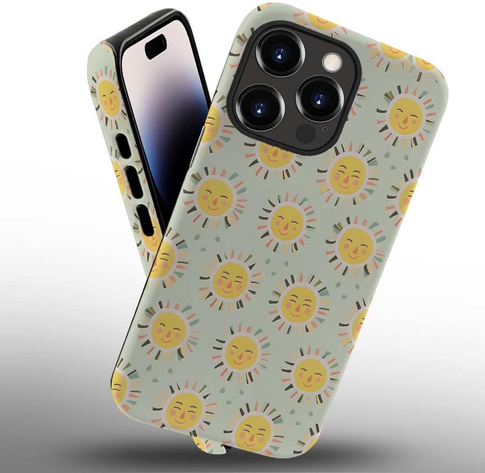 61pga28NvoL._AC_SL1000 Phone Case Compatible with iPhone 14 Pro Max Case,Hybrid 2 Layer PC Hard Shell + Silicone Protective Case, Vintage Red Cherry Blossom Scratch-Resistant Shockproof Cover for iPhone 14 Pro Max