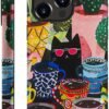 Innovatemee Case Compatible with iPhone 15 Pro Max,Almond Blossoms Artwork Phone Case for iPhone 15 Pro Max,Cases for Girls and Boys,Fall Prevention Hybrid 2-Layer Hard Shell Phone Case