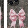 for iPhone 14 Plus Case,HH2 Camouflage Bow Hybrid 2 Layer Hard Shell Silicone Protective Pattern Design Case