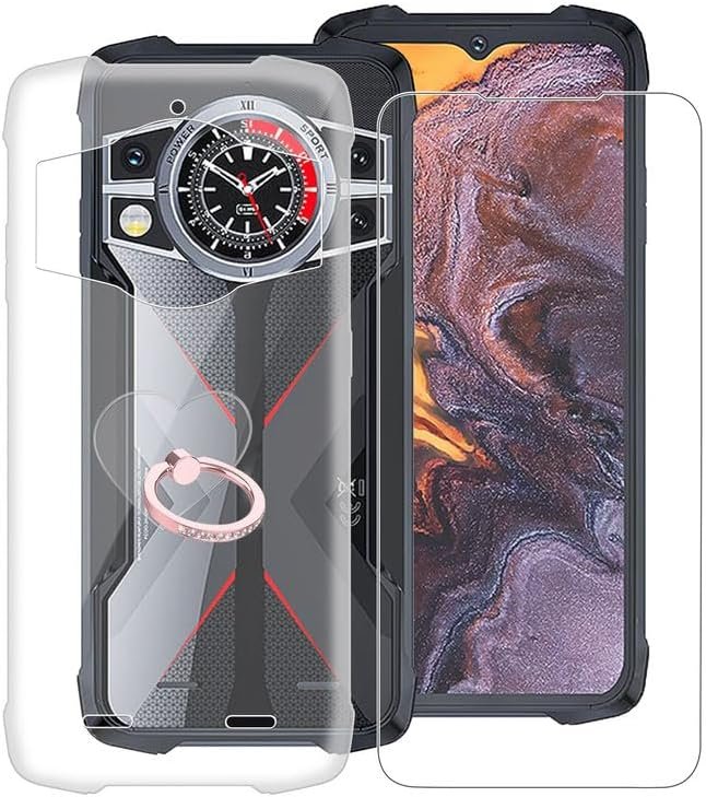 61sJLlmYDuL._AC for 9 (6.58") Case, Shockproof Protective Black Case Soft Silicone Bumper Shell 2 Black Flexible Rubber Phone Protective Cases TPU Cover