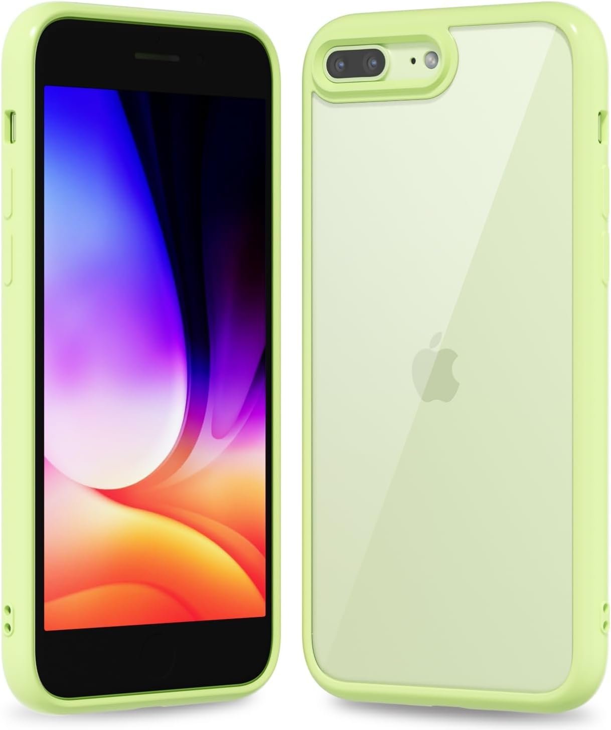 61sNETI5GiL._AC_SL1500 Thin Slim Clear case for iPhone XR, Transparent Hybrid Hard Shell Plastic & Soft Silicone Rubber Bumper, Non-Yellow Acrylic Protective Lightweight Cover for Women, White