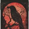 Black Crow Raven Phone Cases Cute Fashion Protective Cover Soft Silicone TPU Shell Compatible with iPhone 13 iPhone 13 Mini iPhone 13 Pro iPhone 13 Pro Max