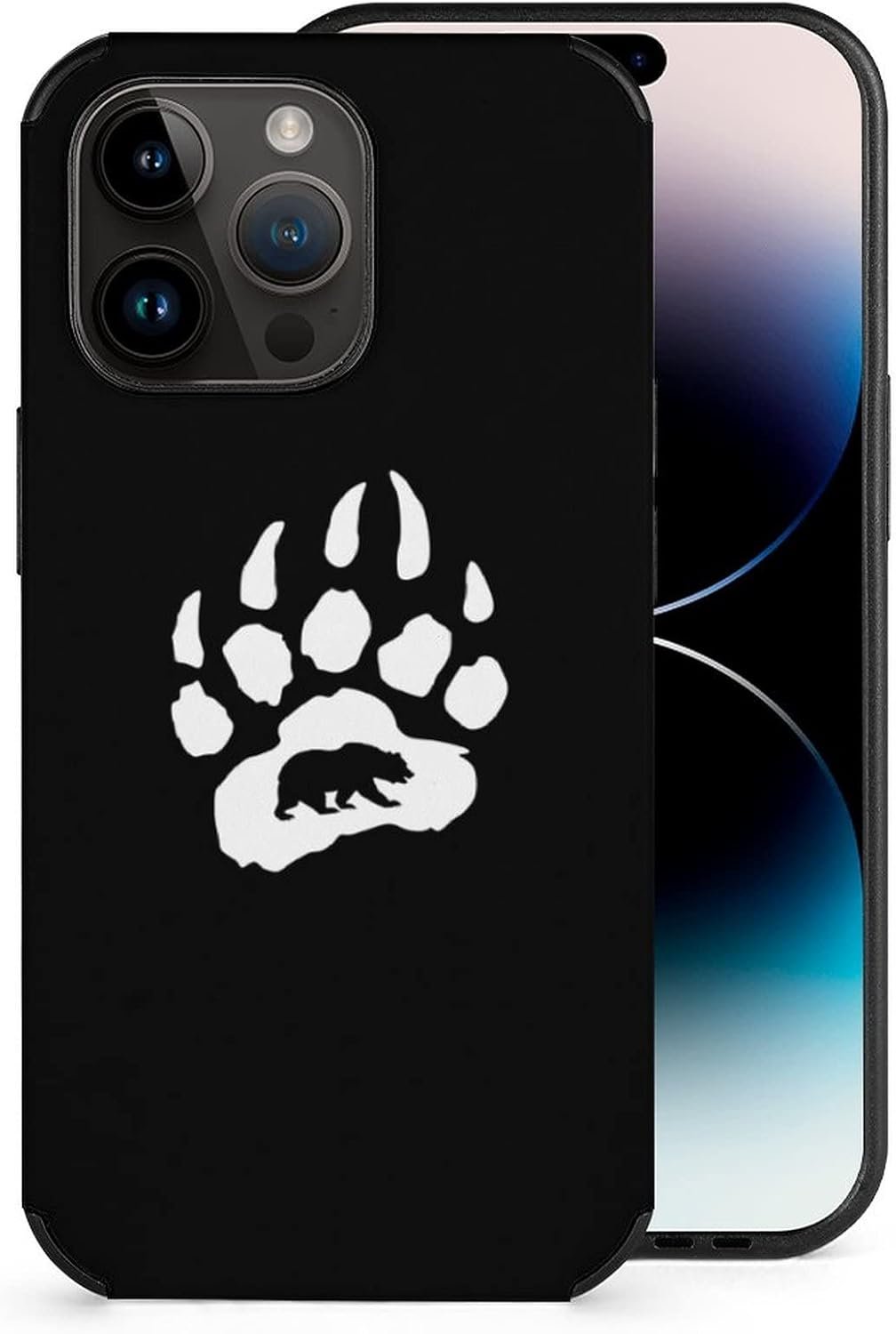 Bear Paw Phone Case Shockproof Protective Cover Mobile Phone Shell Compatible with iPhone 14