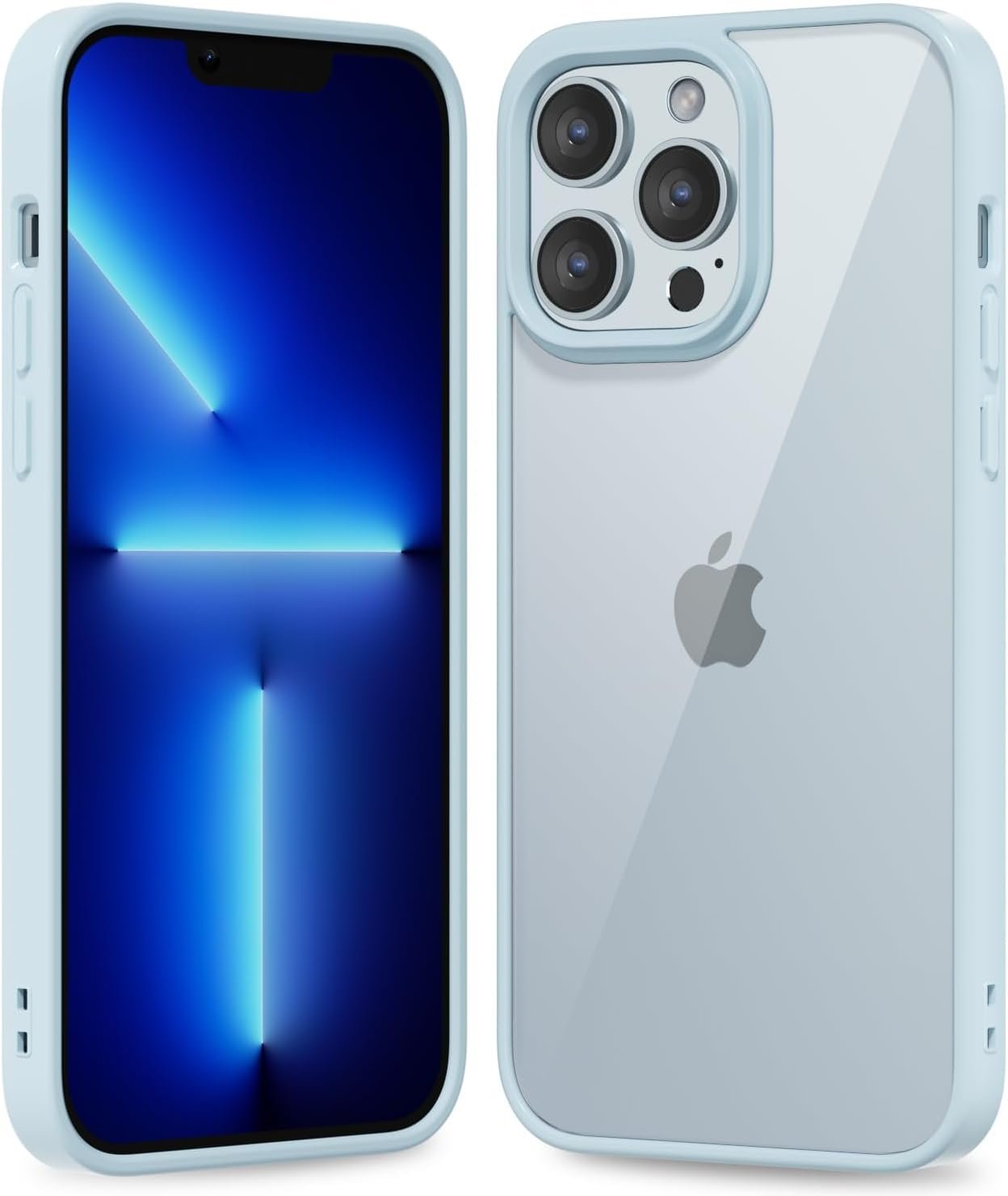 61wB6YLgd_L._AC_SL1500 Thin Slim Clear case for iPhone XR, Transparent Hybrid Hard Shell Plastic & Soft Silicone Rubber Bumper, Non-Yellow Acrylic Protective Lightweight Cover for Women, White