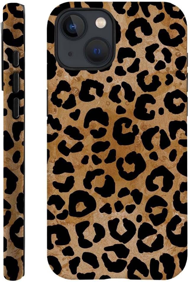 61xc-GNroeL._AC_SL1000 for iPhone 11 Case,HH2 Cheetah Print Leopard Hybrid 2 Layer Hard Shell Design Pattern Protective Silicone Case