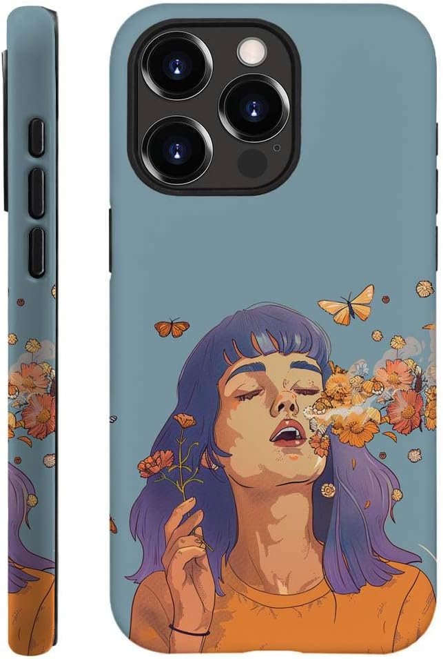 61z-tVthhbL._AC_SL1000 Innovatemee Case Compatible with iPhone 14 Pro Max,Vintage Sun and Star Artwork Phone Case for iPhone 14 Pro Max,Cases for Girls and Boys,Fall Prevention Hybrid 2-Layer Hard Shell Phone Case