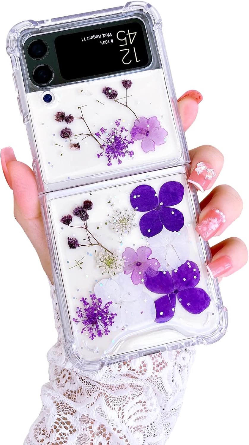 Compatible with Galaxy Flip 6 Case Women Girls Flexible TPU Sequin Sparkle Glitter Shockproof Protective Phone Cover for Galaxy Z Flip 6 (Shell Colorful)