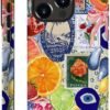 715-K5gqeoL._AC_SL1000 Compatible with for iPhone 14,Fruit Lemon European Summer Collage Phone Case for Girl Women Boy Men,Scratch Resistant Shockproof Cover Case for iPhone 14