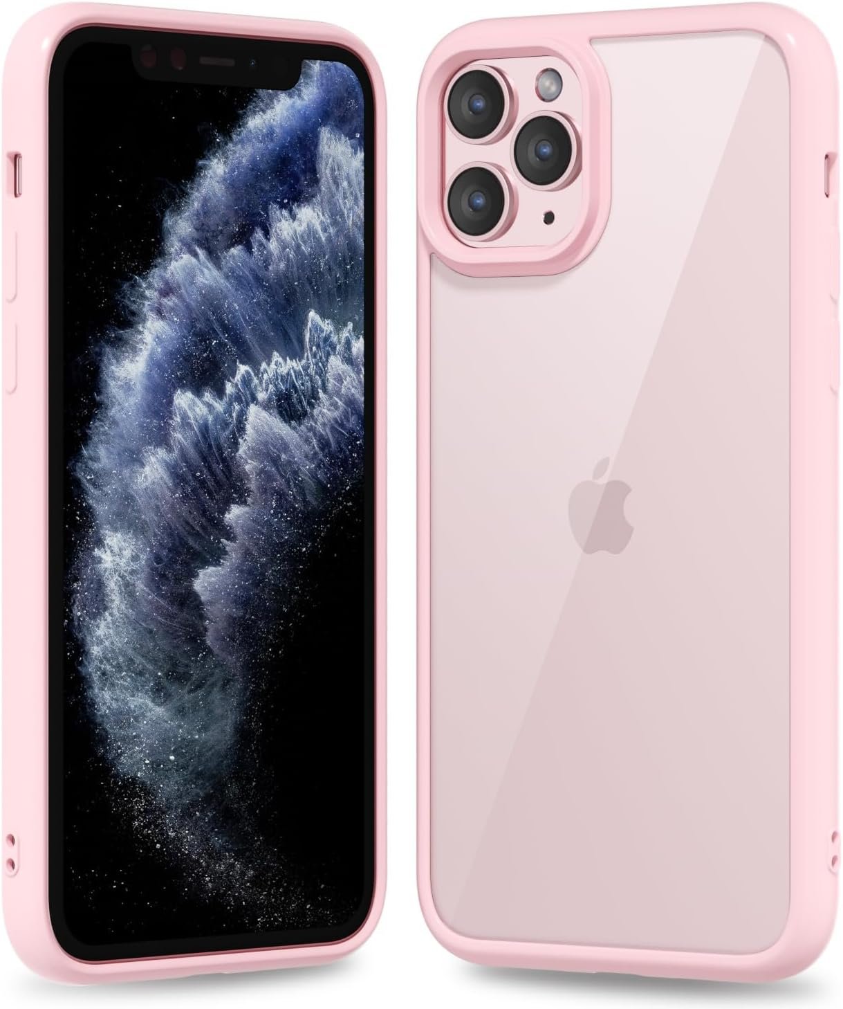 717z1bSCVcL._AC_SL1500 Thin Slim Clear case for iPhone XR, Transparent Hybrid Hard Shell Plastic & Soft Silicone Rubber Bumper, Non-Yellow Acrylic Protective Lightweight Cover for Women, White