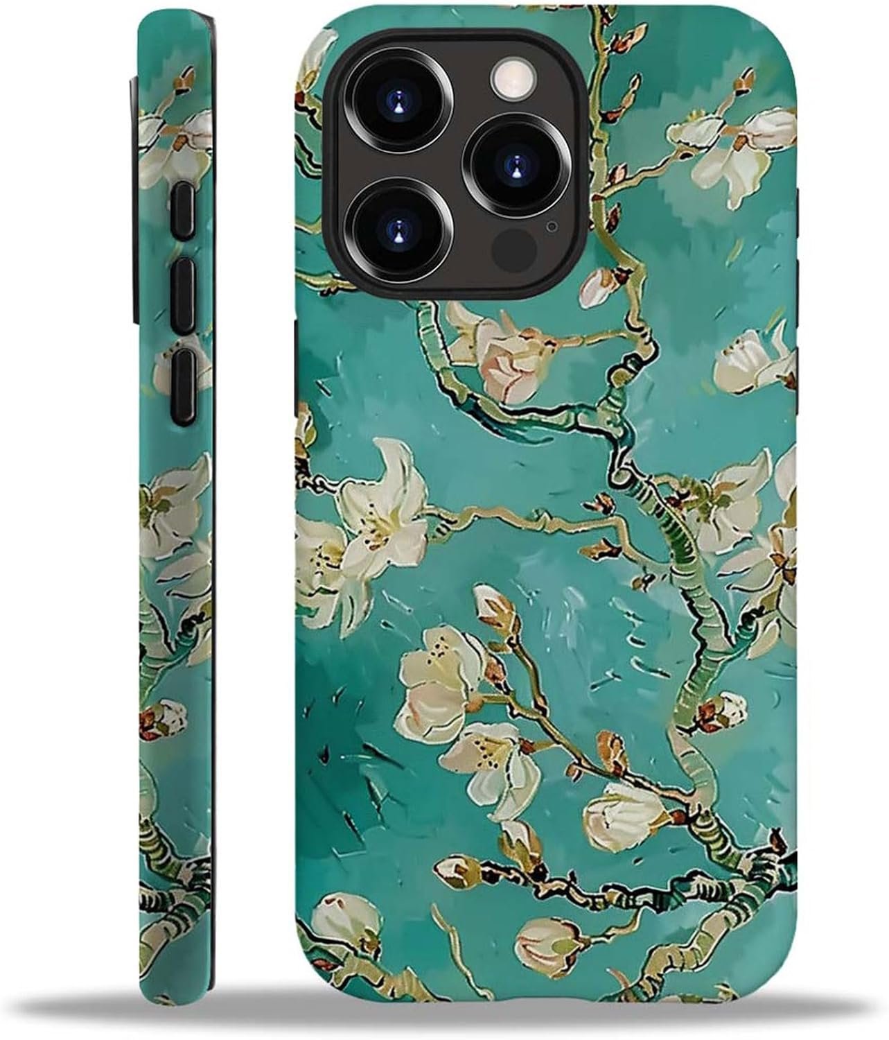 Case Compatible with iphone 14 Plus,Printed Flowers and Garden Themes Cases,Matte Mixed double-layer hard shell+Soft Silicone TPU Shock Protective Case for iphone 14 Plus