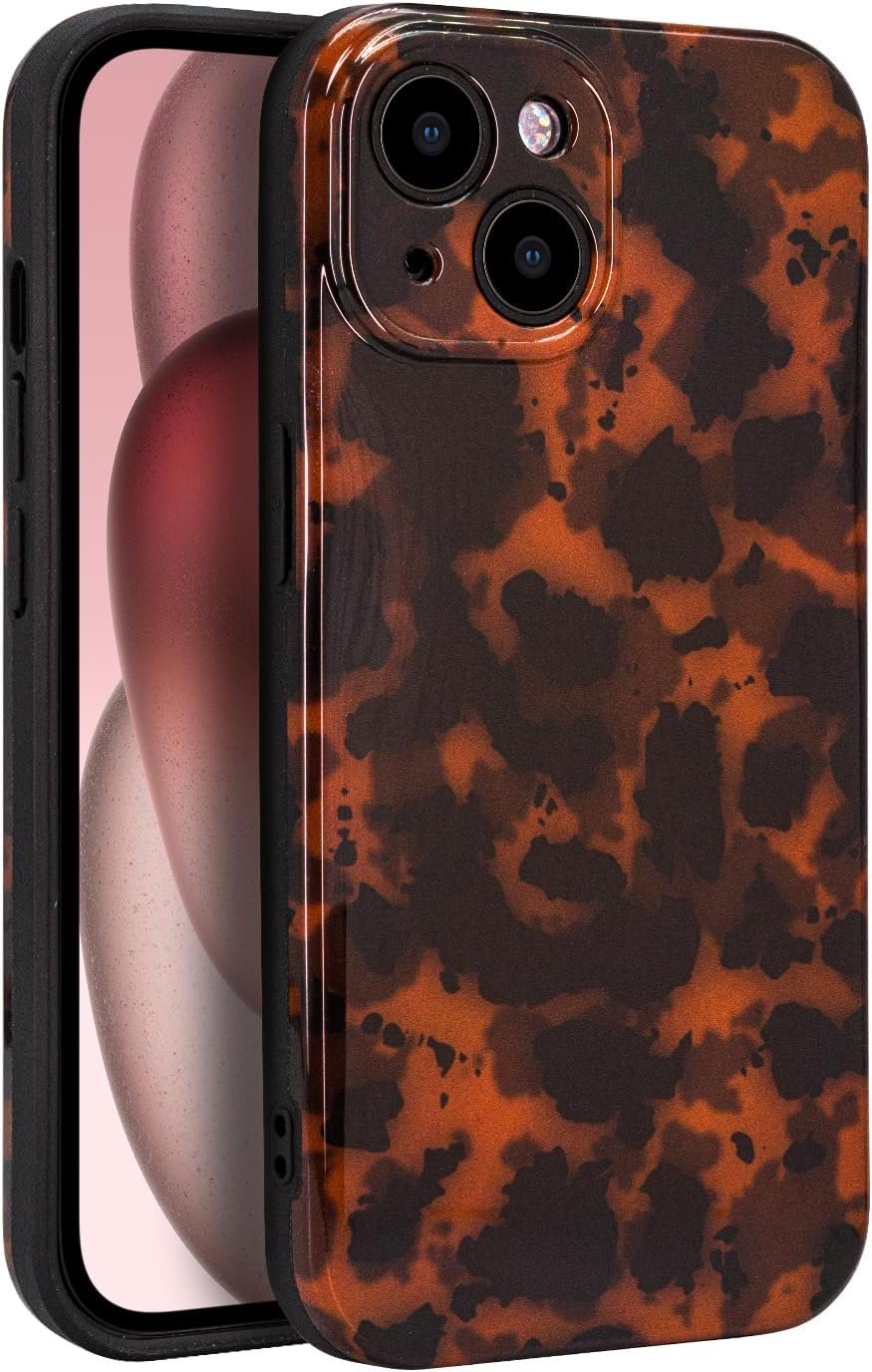 Phone Case for iPhone 13 Pro Max, Lightweight Tortoiseshell TPU Slim Phone Cover for Women, Drop Protection Shockproof Protective Phone Holder (for iPhone 13 Pro Max)