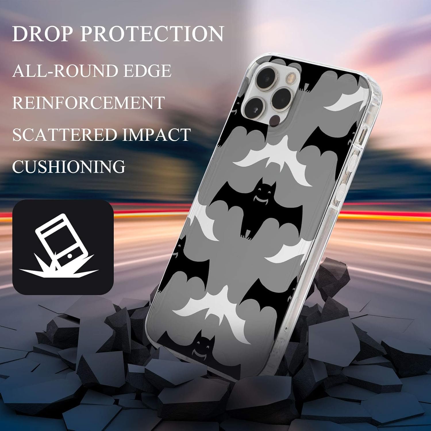 4 Pieces Transparent DIY Phone Case DIY Epoxy Resin Mobile Phone Case Anti-Slip Clear Phone Case Including 2 Hard Shells and 2 Soft Shells Compatible with iPhone 12/12 Pro 6.1 inch