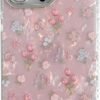 Cute Tulip Flowers Bow Shell Pattern Phone Case Compatible with iPhone Case (White,iPhone 14)