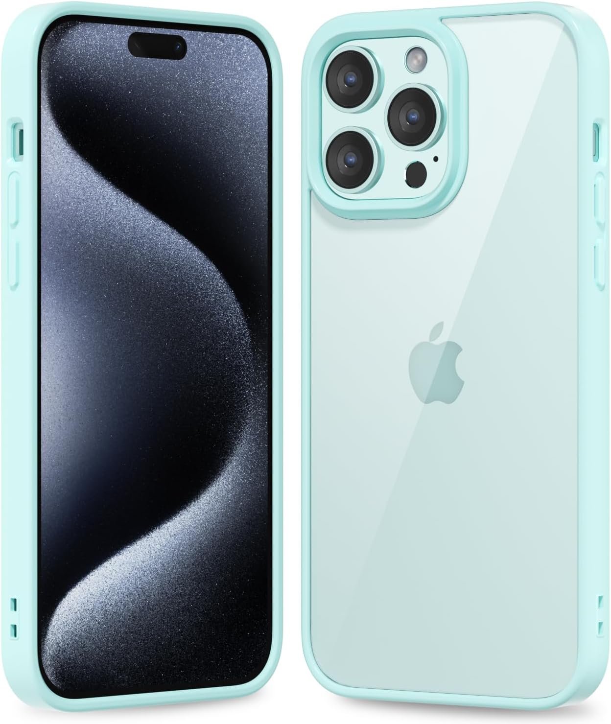 71AeJ_KGiHL._AC_SL1500 Thin Slim Clear case for iPhone XR, Transparent Hybrid Hard Shell Plastic & Soft Silicone Rubber Bumper, Non-Yellow Acrylic Protective Lightweight Cover for Women, White