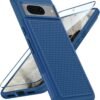 Google Pixel 8 Case: Dual Layer Durable Shockproof Protective Cell Phone Cover with Hybrid Matte Textured Shell | Heavy Duty Military Grade Rugged Drop Protection Bumper Tough Cases