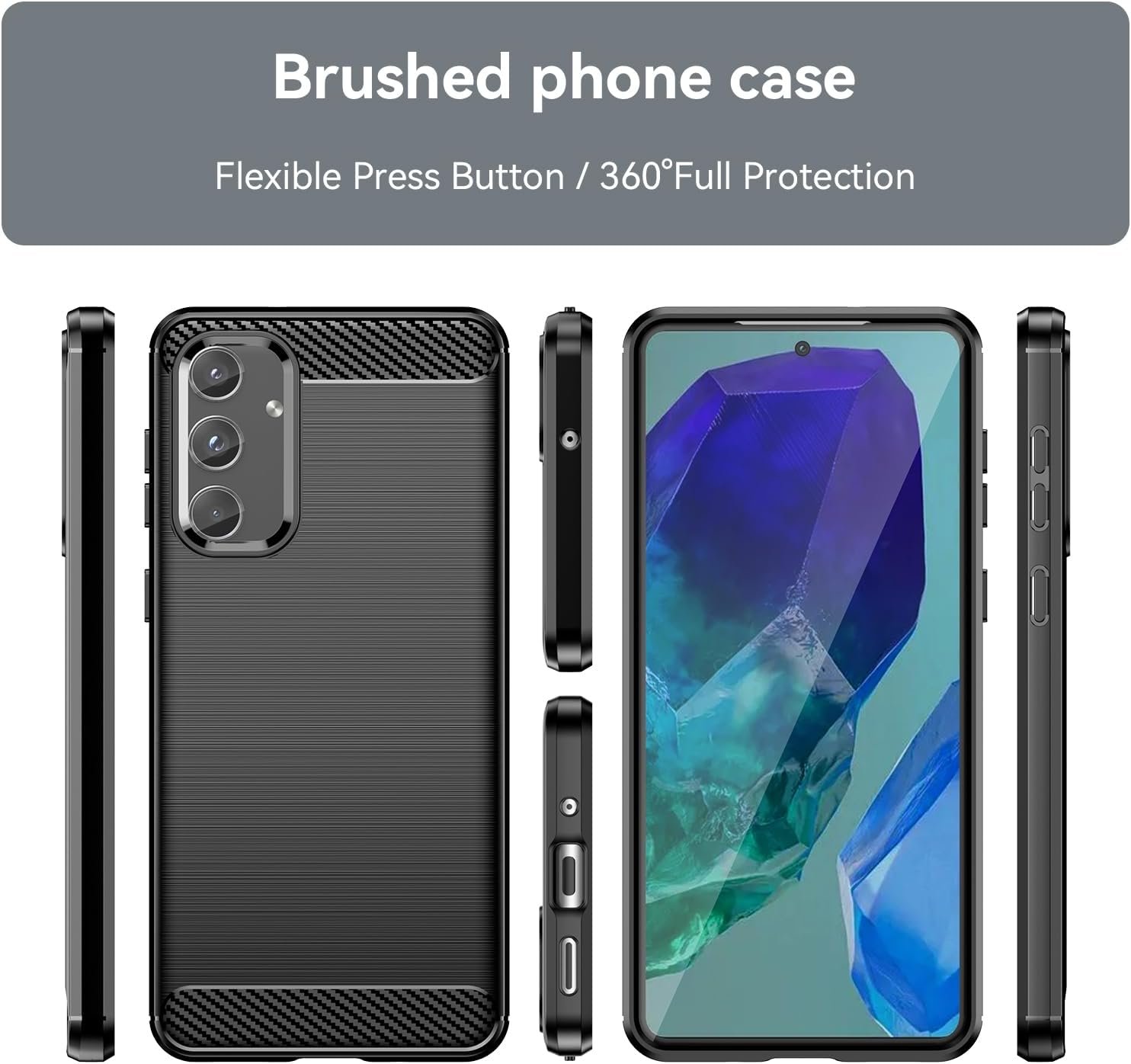 Compatible with P70 Case,Compatible with Pura 70 5G Shockproof Protection TPU Soft Shell Cell Phone Case Cover Black