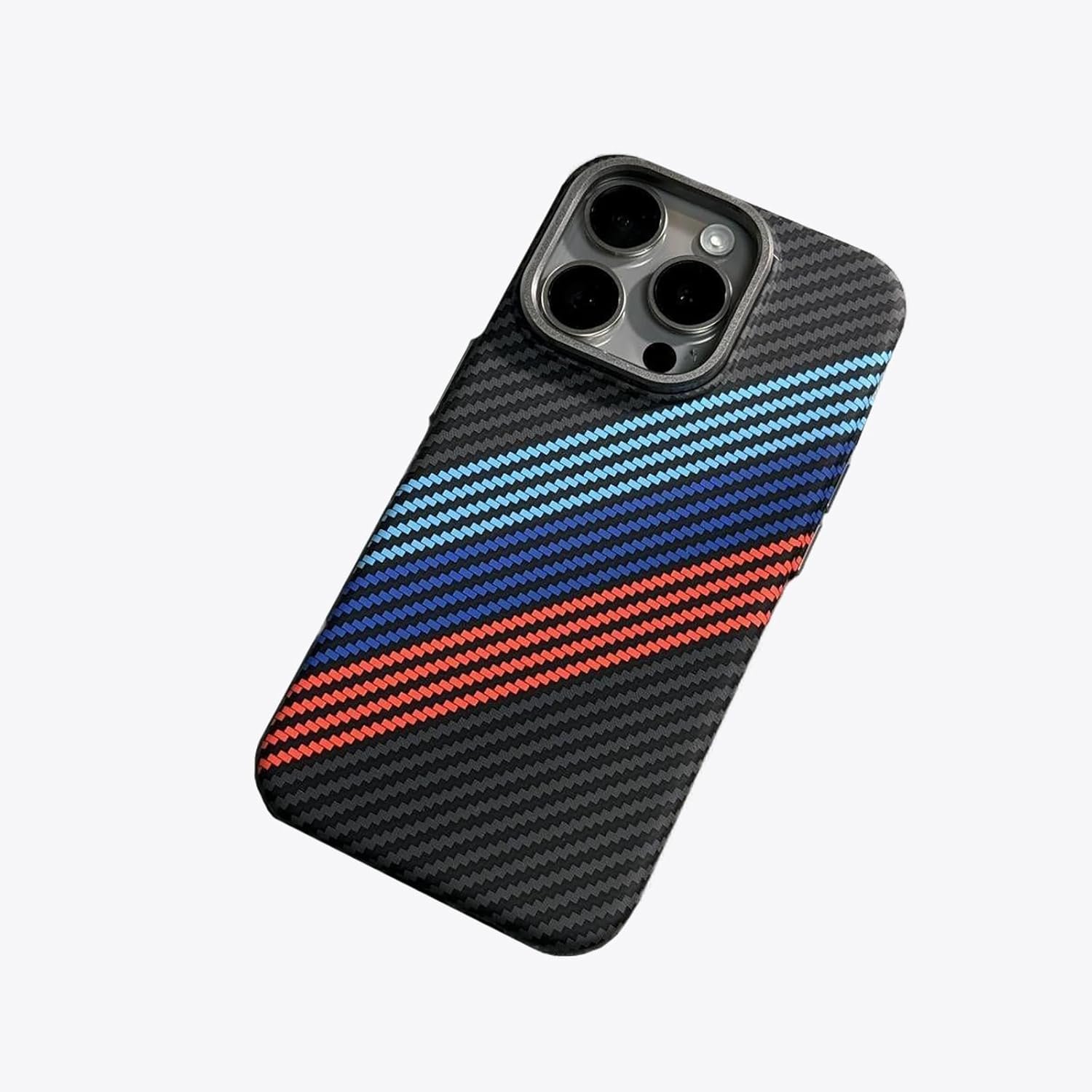 71PtZxf1SmL._AC_SL1500 Suitable for IPhone15ProMax Mobile Phone Case Kevlar Pattern Magnetic Hard Shell Carbon Fiber Pattern Anti-Fall Protective Cover (Multicolor,iPhone 15 Pro Max)