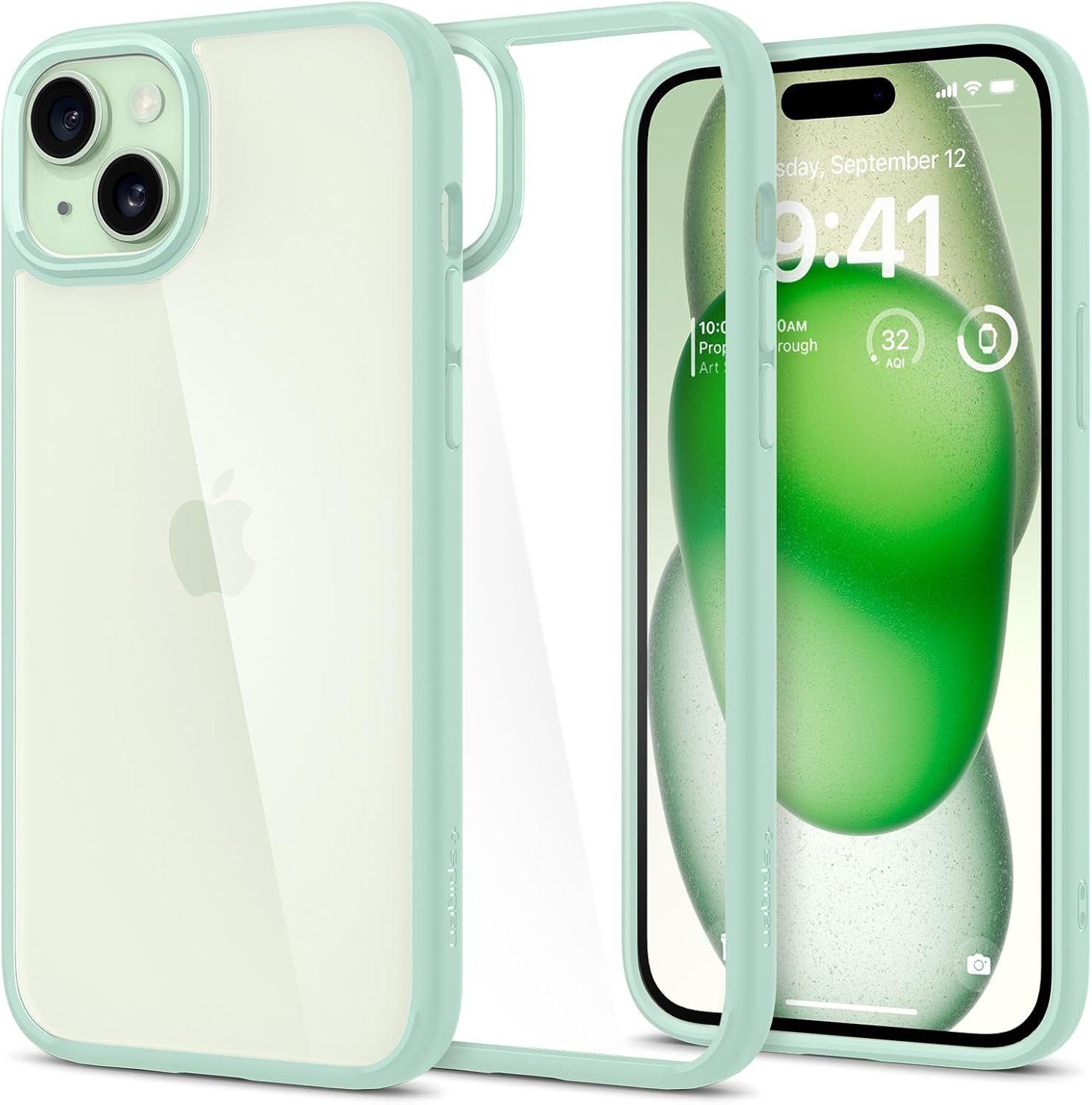 For iPhone 15 Case (2023) [Anti-Yellowing], [Military-Grade Protection] - Crystal Clear