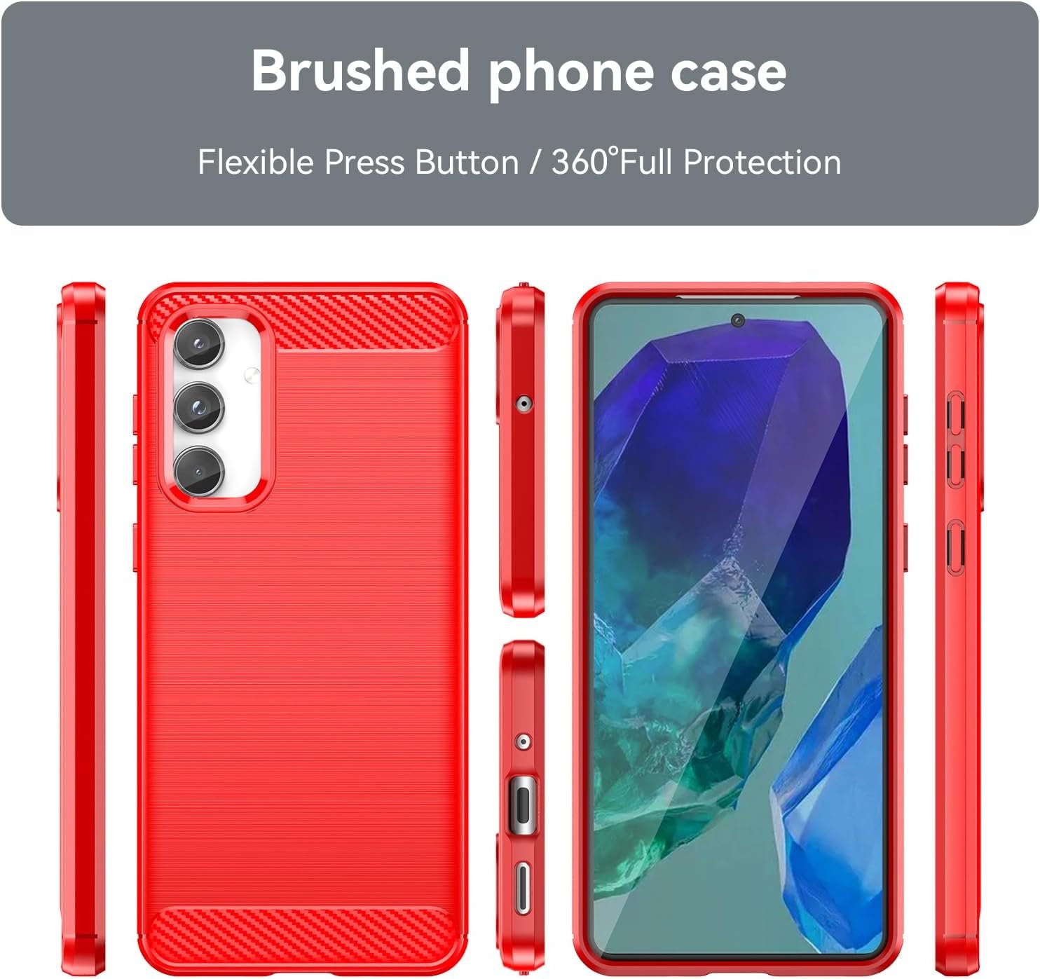 Compatible with  40 Pro 5G Case,Compatible with  40 Pro Plus 5G Shockproof Protection TPU Soft Shell Cell Phone Case Cover Red