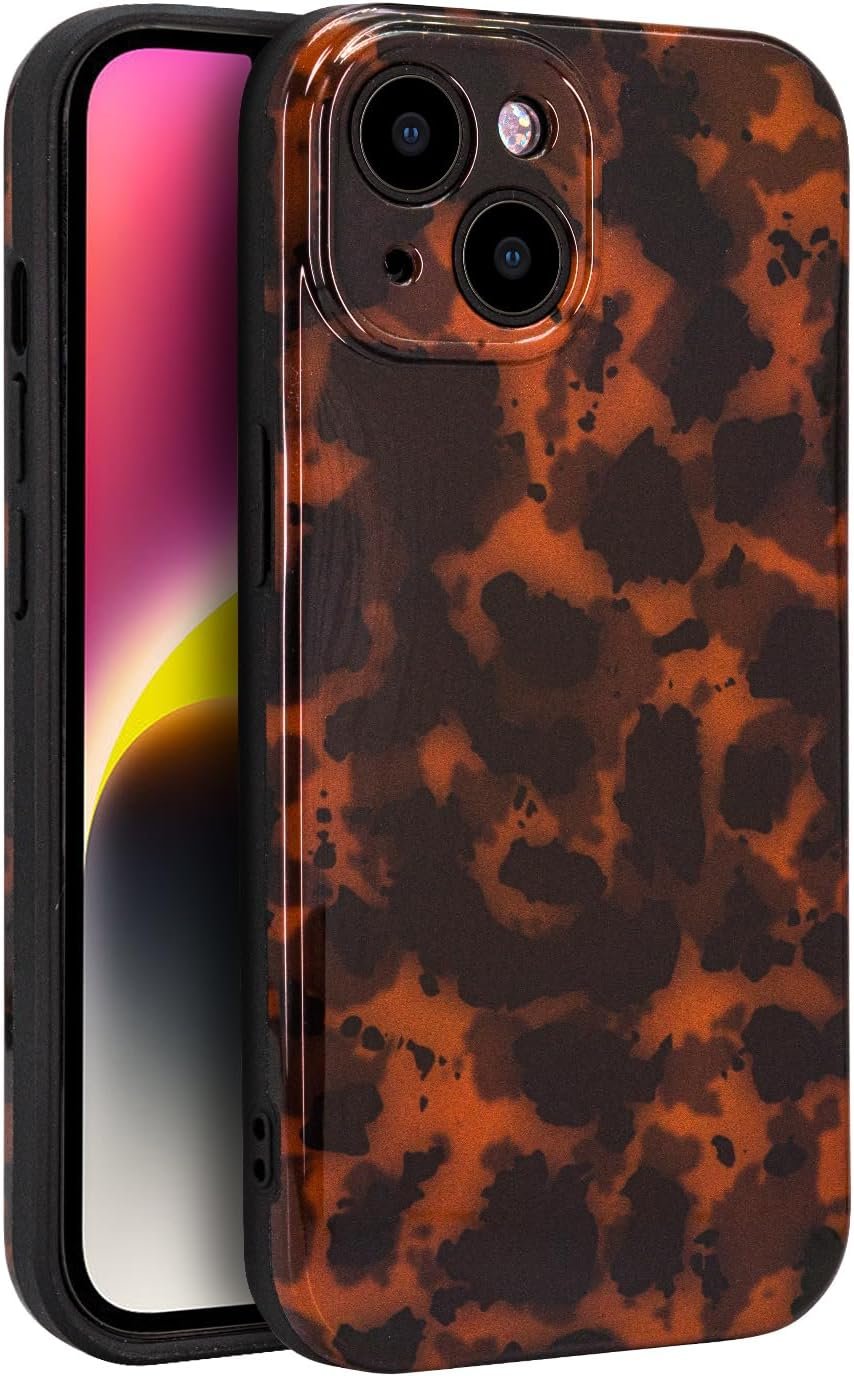 Phone Case for iPhone 13 Pro Max, Lightweight Tortoiseshell TPU Slim Phone Cover for Women, Drop Protection Shockproof Protective Phone Holder (for iPhone 13 Pro Max)