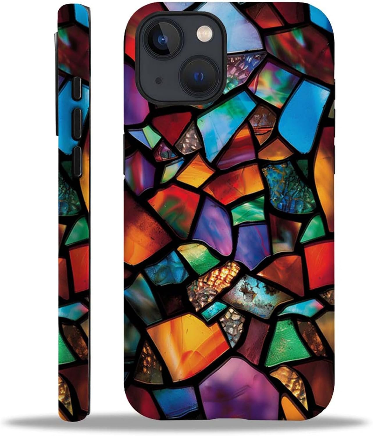 Case Compatible with iphone 14 Plus,Printed Flowers and Garden Themes Cases,Matte Mixed double-layer hard shell+Soft Silicone TPU Shock Protective Case for iphone 14 Plus