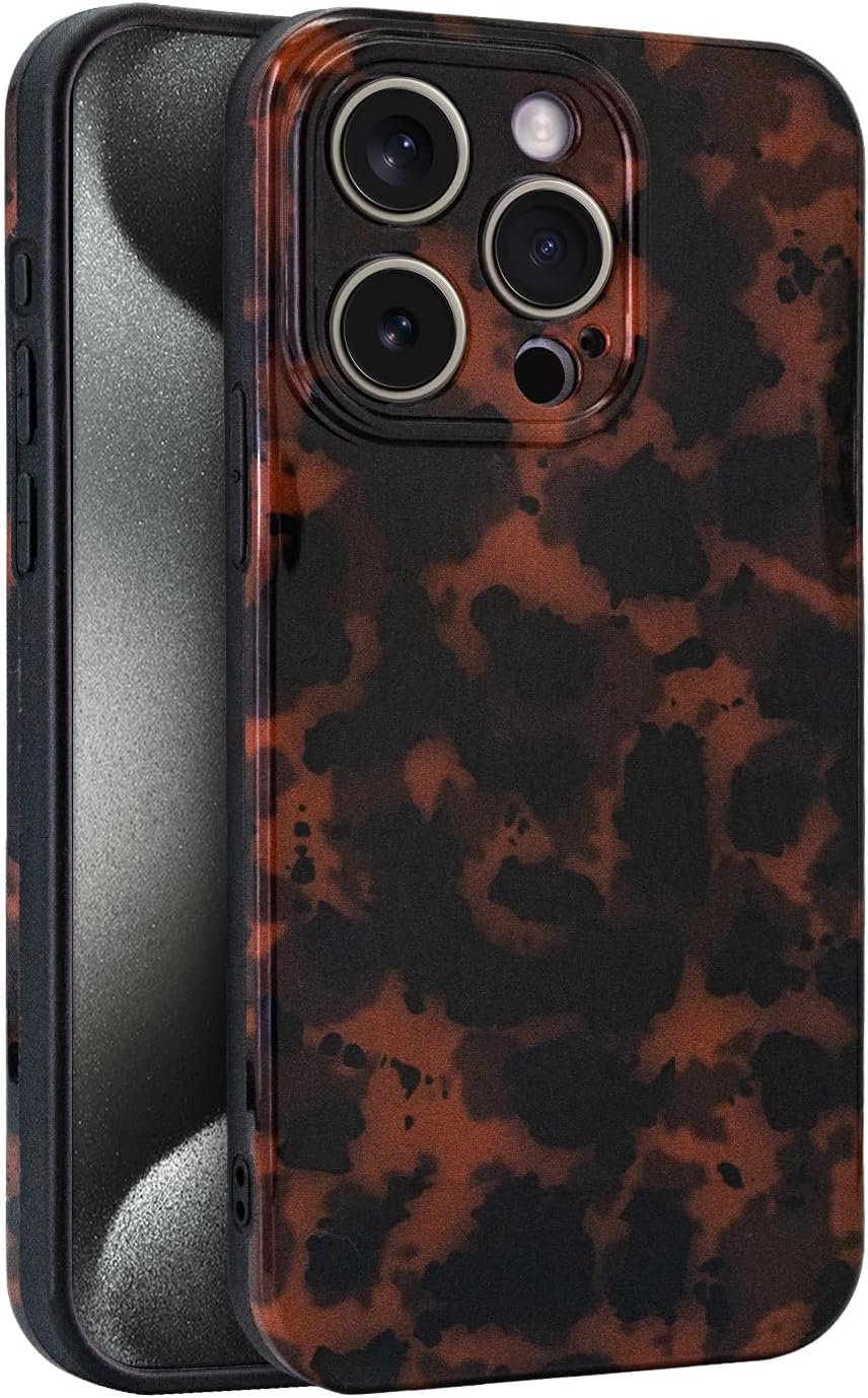 Phone Case for iPhone 13 Pro Max, Lightweight Tortoiseshell TPU Slim Phone Cover for Women, Drop Protection Shockproof Protective Phone Holder (for iPhone 13 Pro Max)